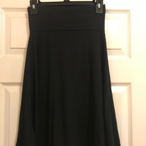 LuLaRoe Black Azure Skirt
